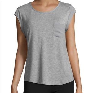 Calvin Klein Cap Sleeve Pocket Tee